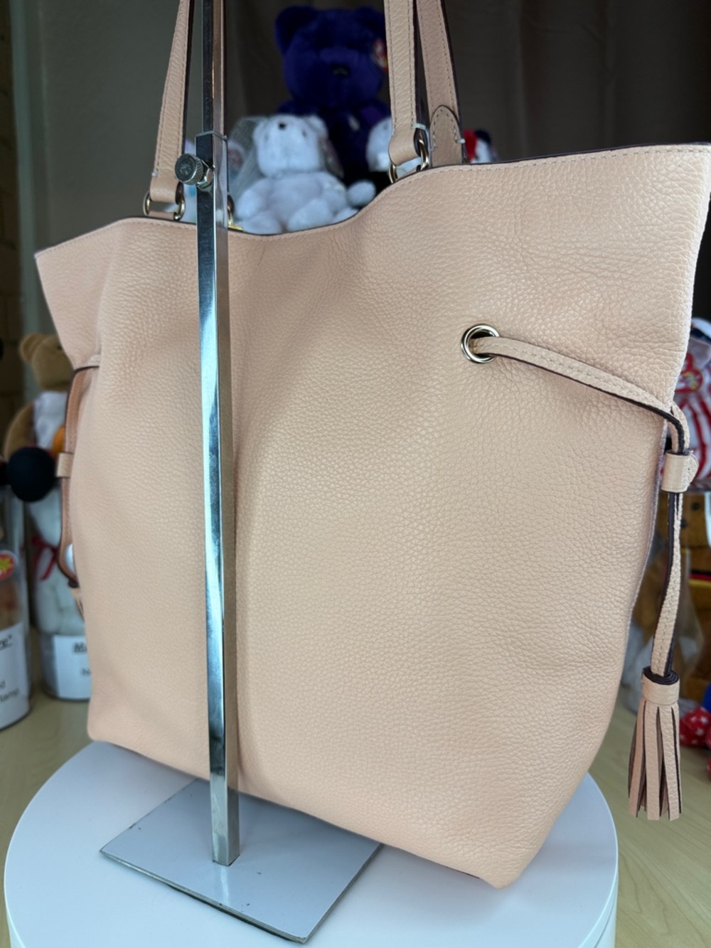 💥COACH - Andy Tote with Horse and Carriage - Refined Pebble Leather - 124U444 - Picture 7 of 16